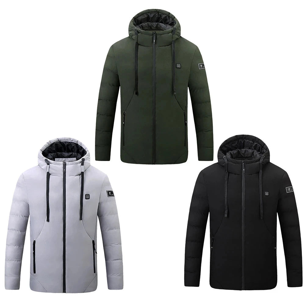 Veste chauffante homme à capuche NORDIA