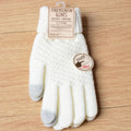 Gants tactiles effet laine – vue 7