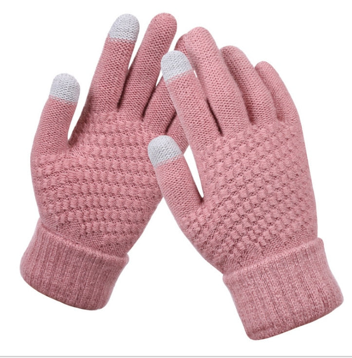 Gants tactiles effet laine – vue 12