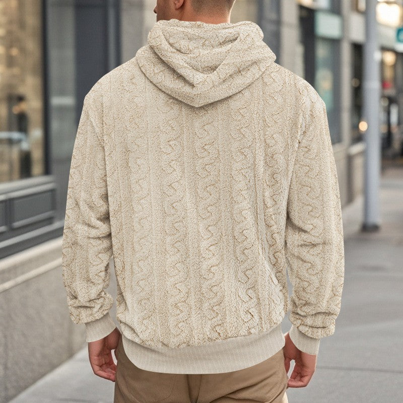 Sweat à Capuche d'Hiver Homme