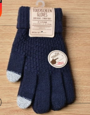 Gants tactiles effet laine – vue 11