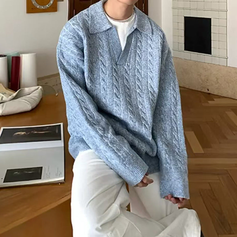 Pull Effet 2-en-1 Uni Homme