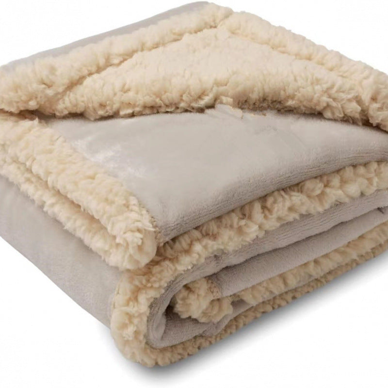 Plaid sherpa ultra doux déperlant – NORDIA