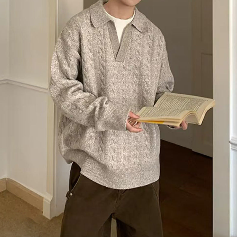 Pull Effet 2-en-1 Uni Homme