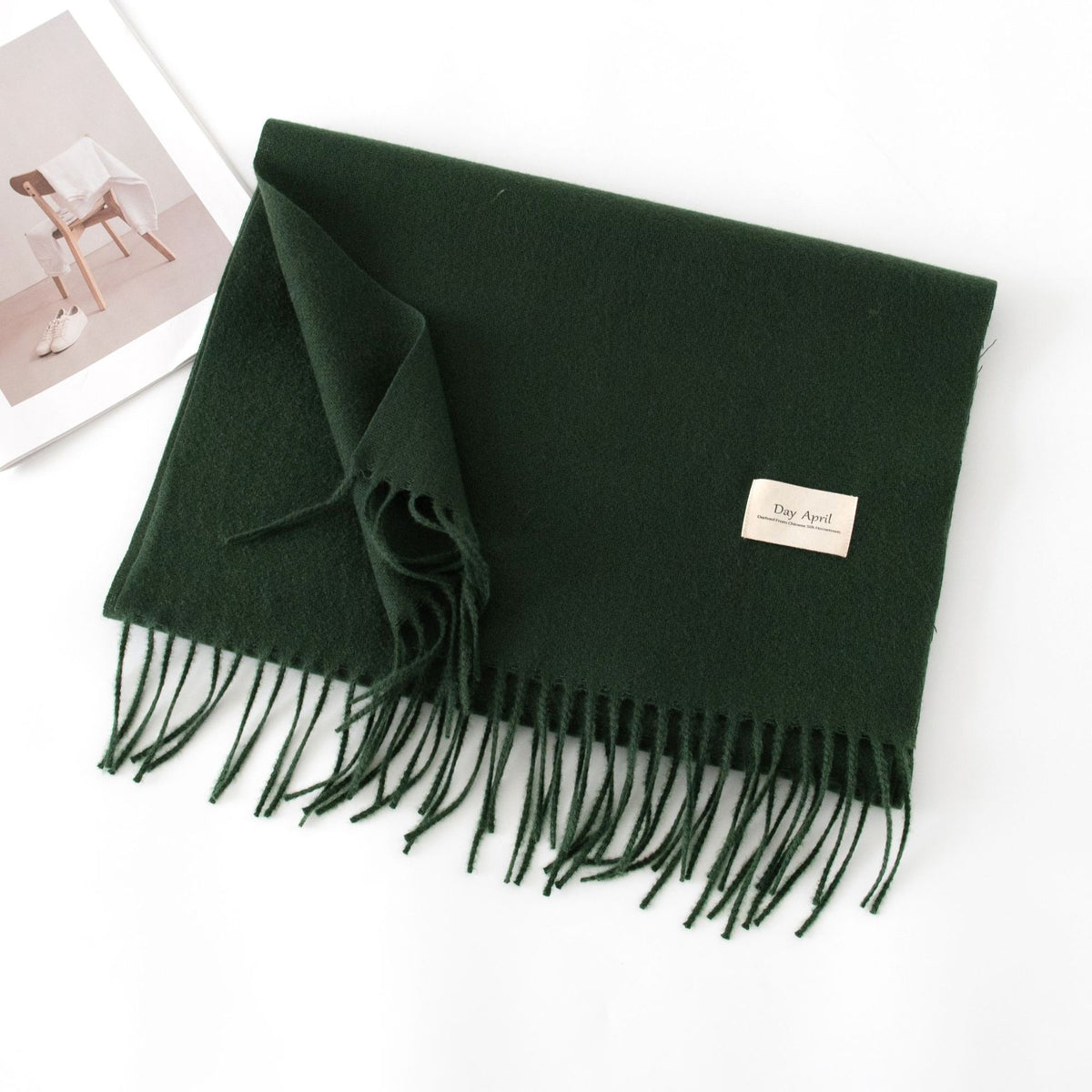 Écharpe Unie Effet Cachemire – 50 Coloris