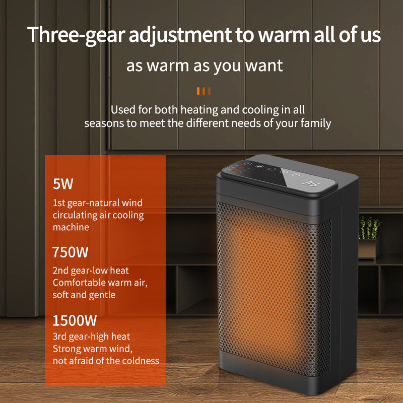 Mini chauffage d'appoint silencieux – vue 3