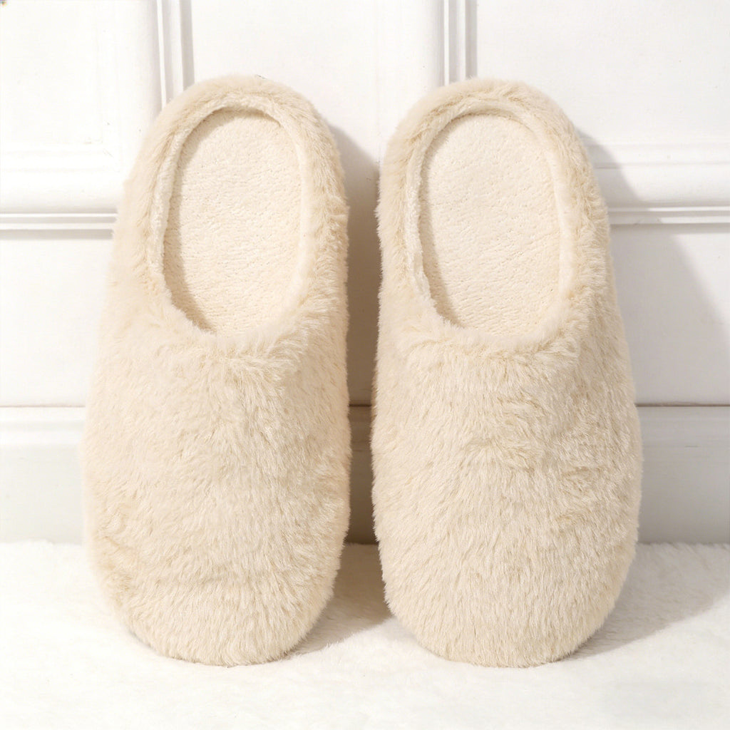 Chaussons Moelleux en Fausse Fourrure
