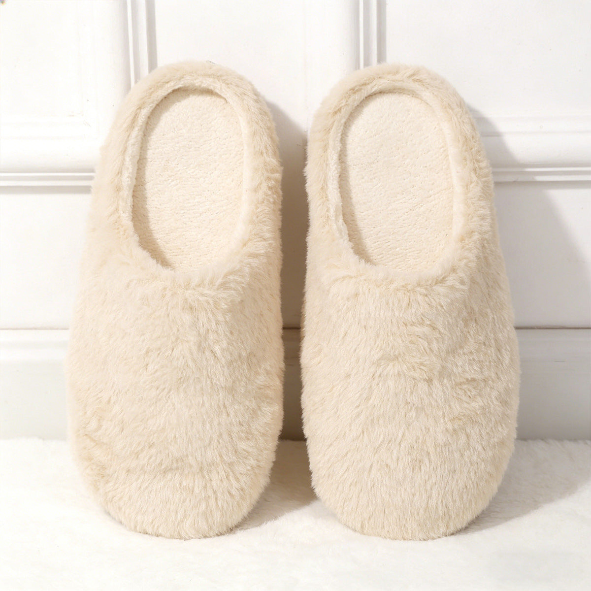 Chaussons Moelleux en Fausse Fourrure