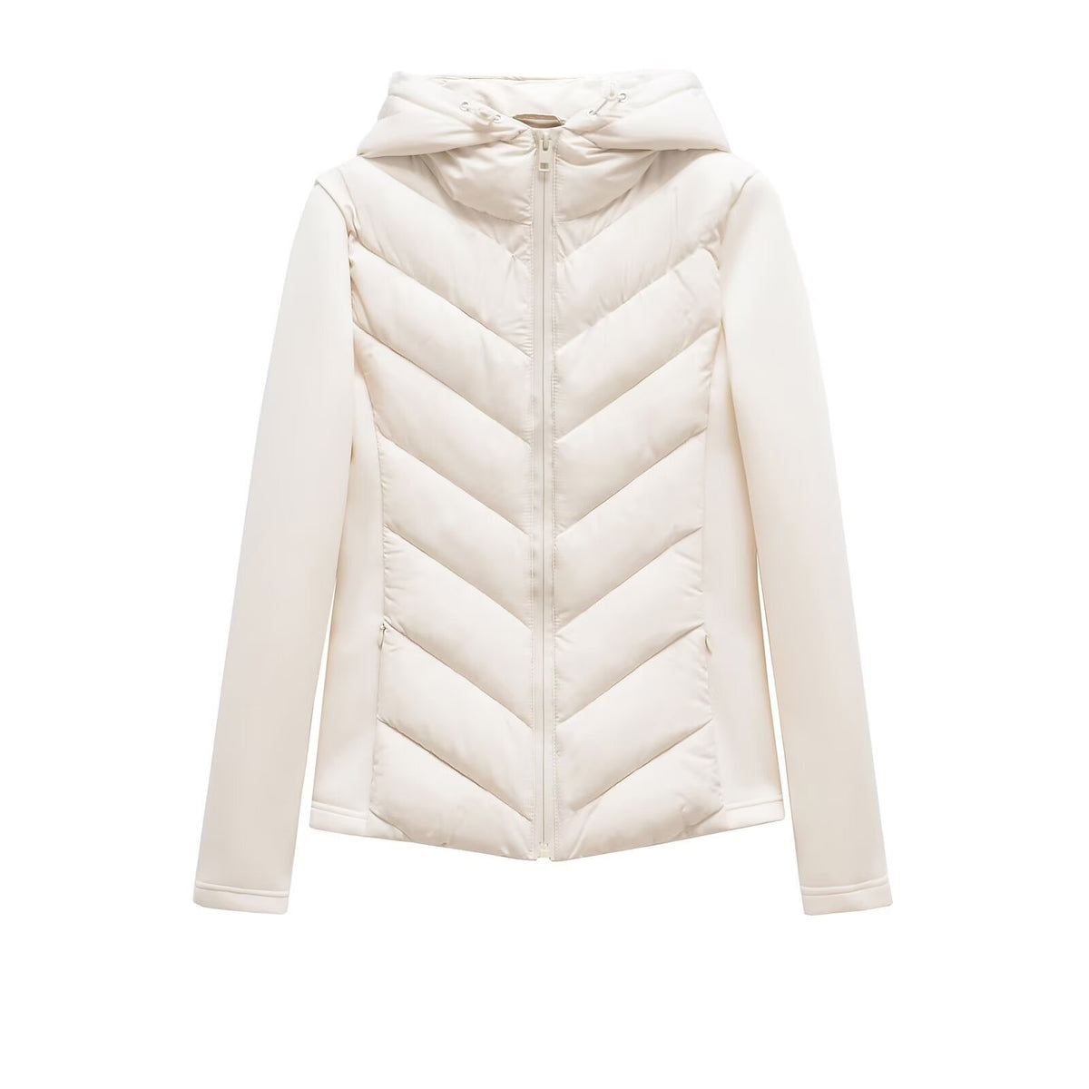 Veste Matelassée Cintrée à Capuche
