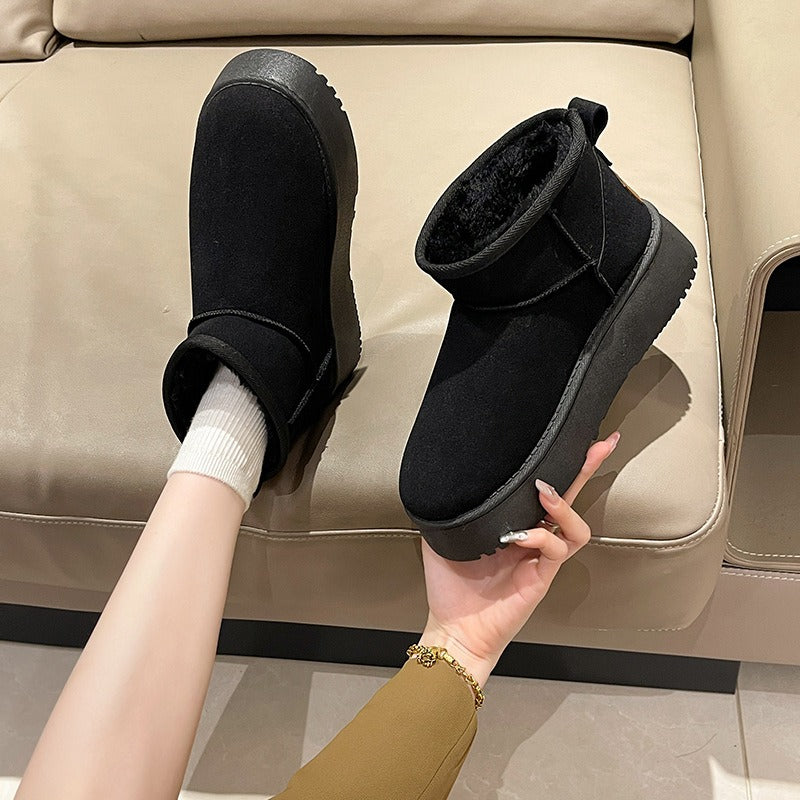 Bottines Fourrées à Plateforme