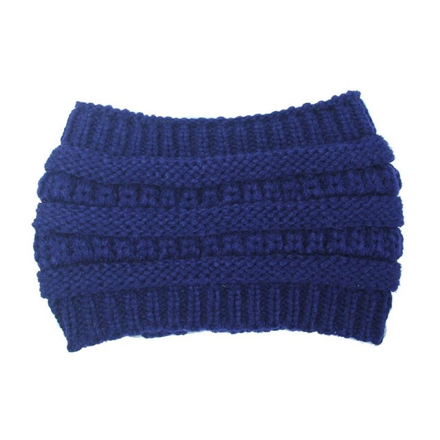Bonnet Queue-de-Cheval en Maille Extensible Femme
