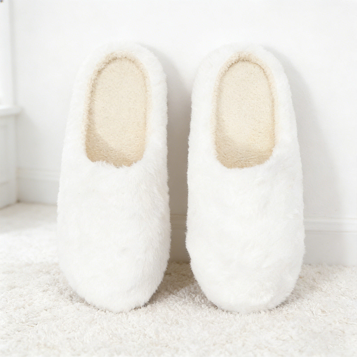 Chaussons Moelleux en Fausse Fourrure