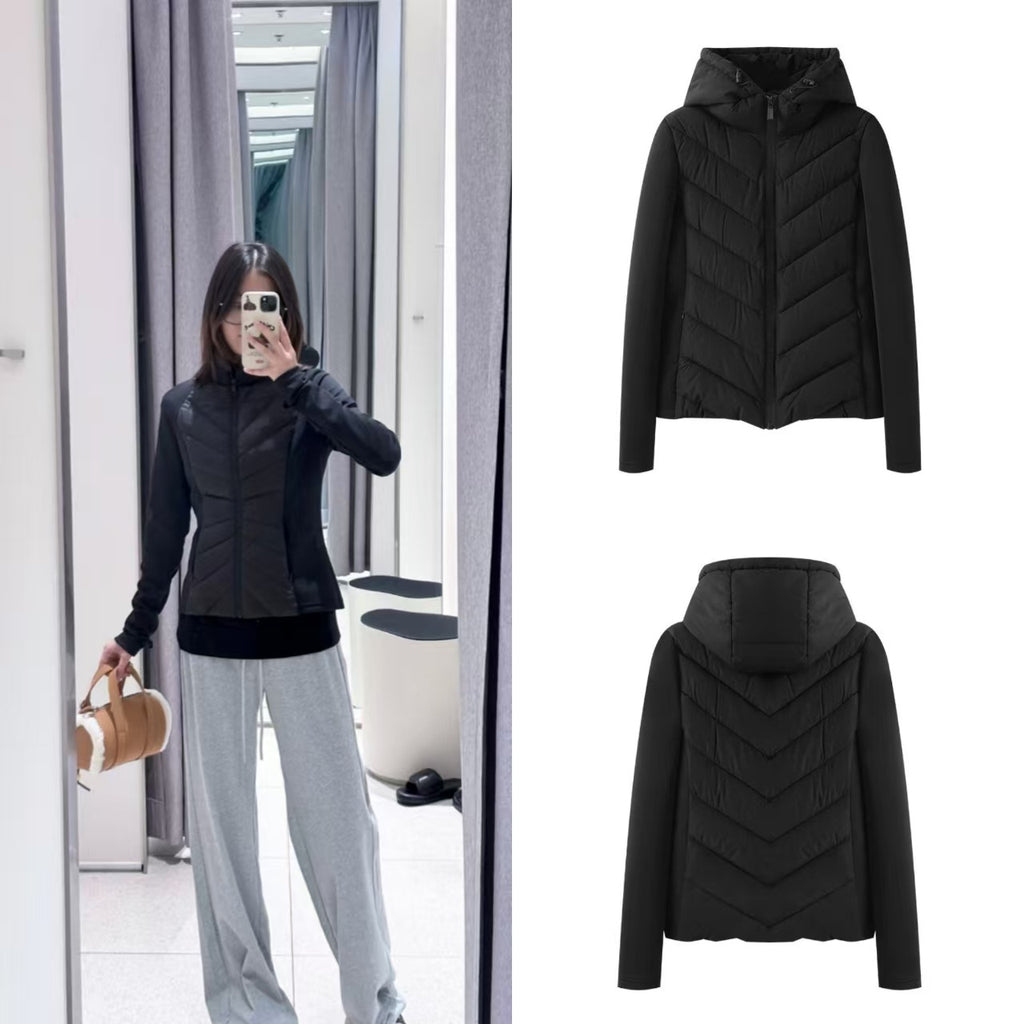 Veste Matelassée Cintrée à Capuche