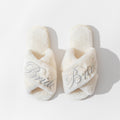 Chaussons Croisés en Fourrure Douce