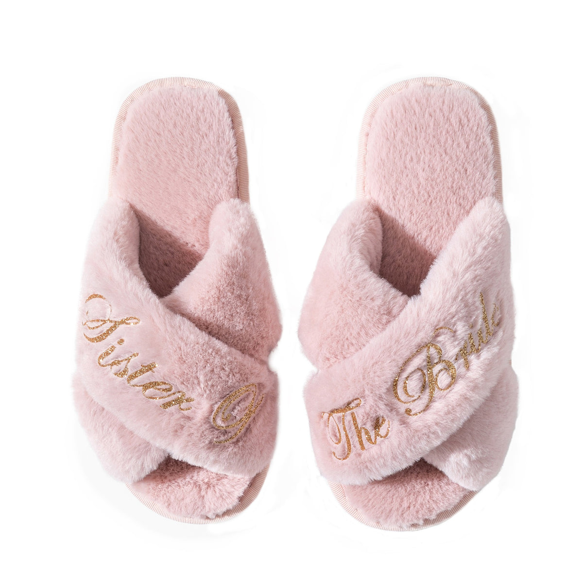 Chaussons Croisés en Fourrure Douce