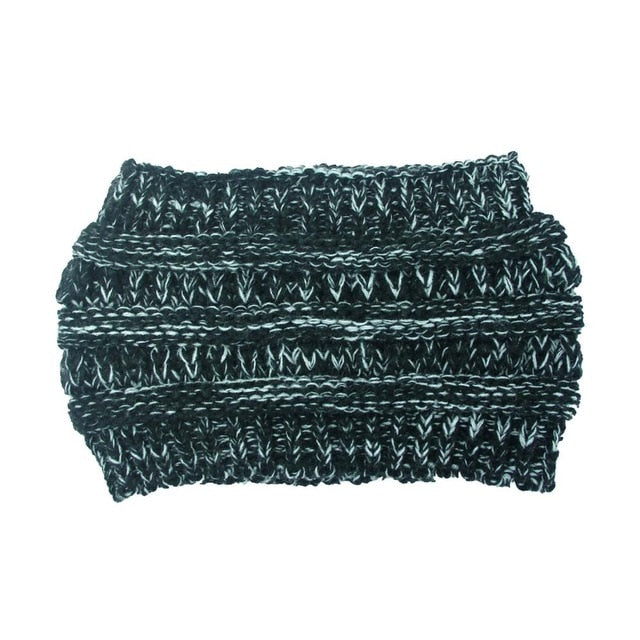 Bonnet Queue-de-Cheval en Maille Extensible Femme