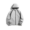 Coupe-Vent à Capuche Bicolore Homme