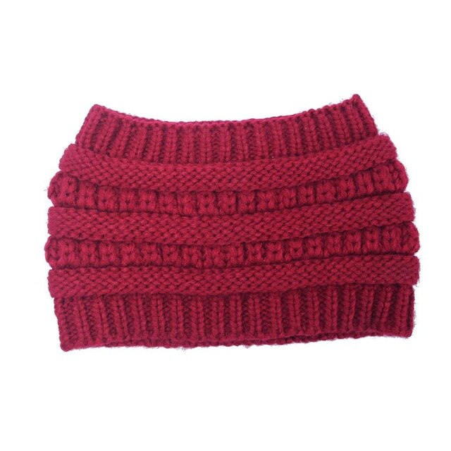 Bonnet Queue-de-Cheval en Maille Extensible Femme
