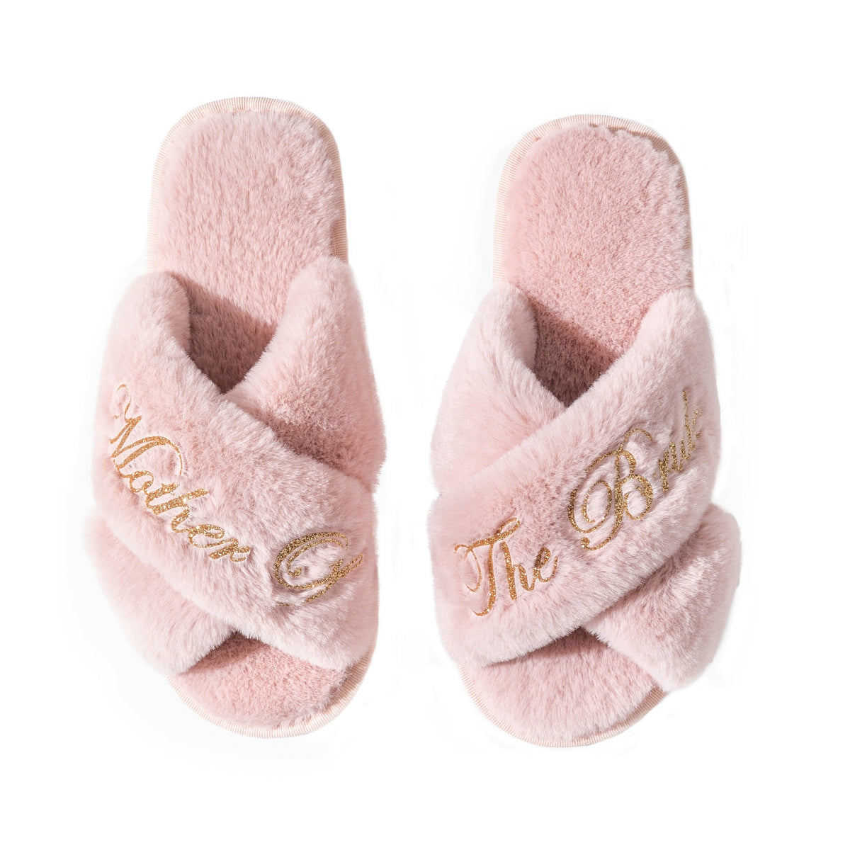 Chaussons Croisés en Fourrure Douce