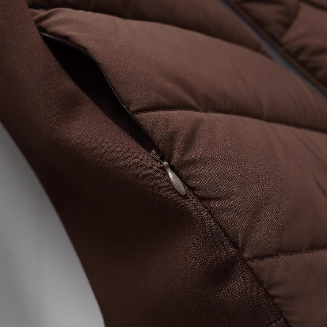 Veste Matelassée Cintrée à Capuche
