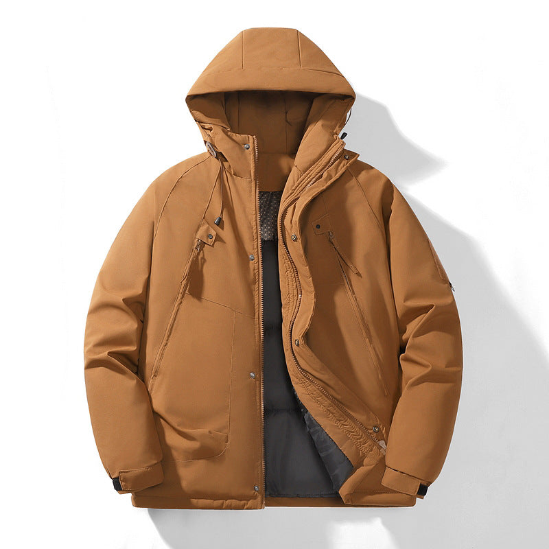 Parka Matelassée à Capuche Homme