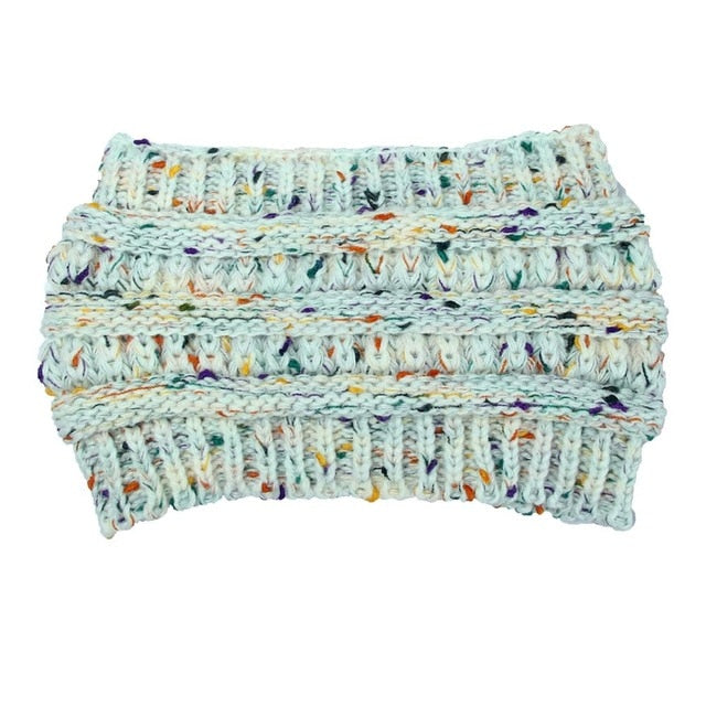Bonnet Queue-de-Cheval en Maille Extensible Femme