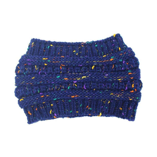 Bonnet Queue-de-Cheval en Maille Extensible Femme