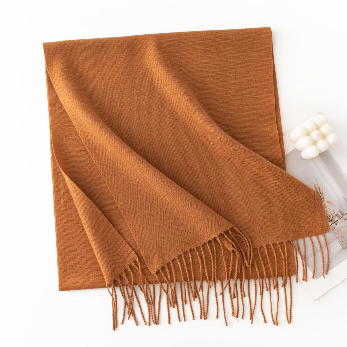 Écharpe Unie Effet Cachemire – 50 Coloris