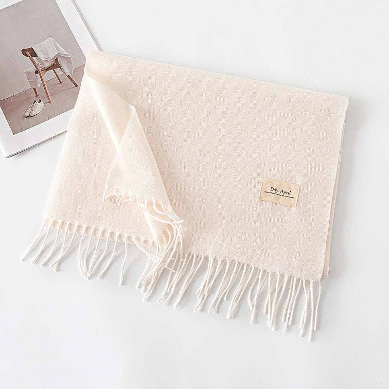 Écharpe Unie Effet Cachemire – 50 Coloris