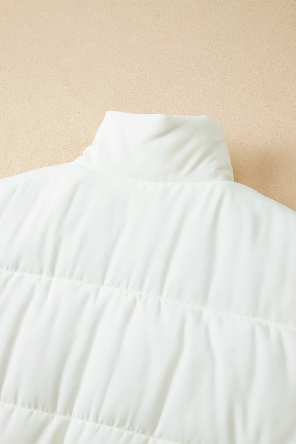 Gilet Matelassé Zippé à Poches