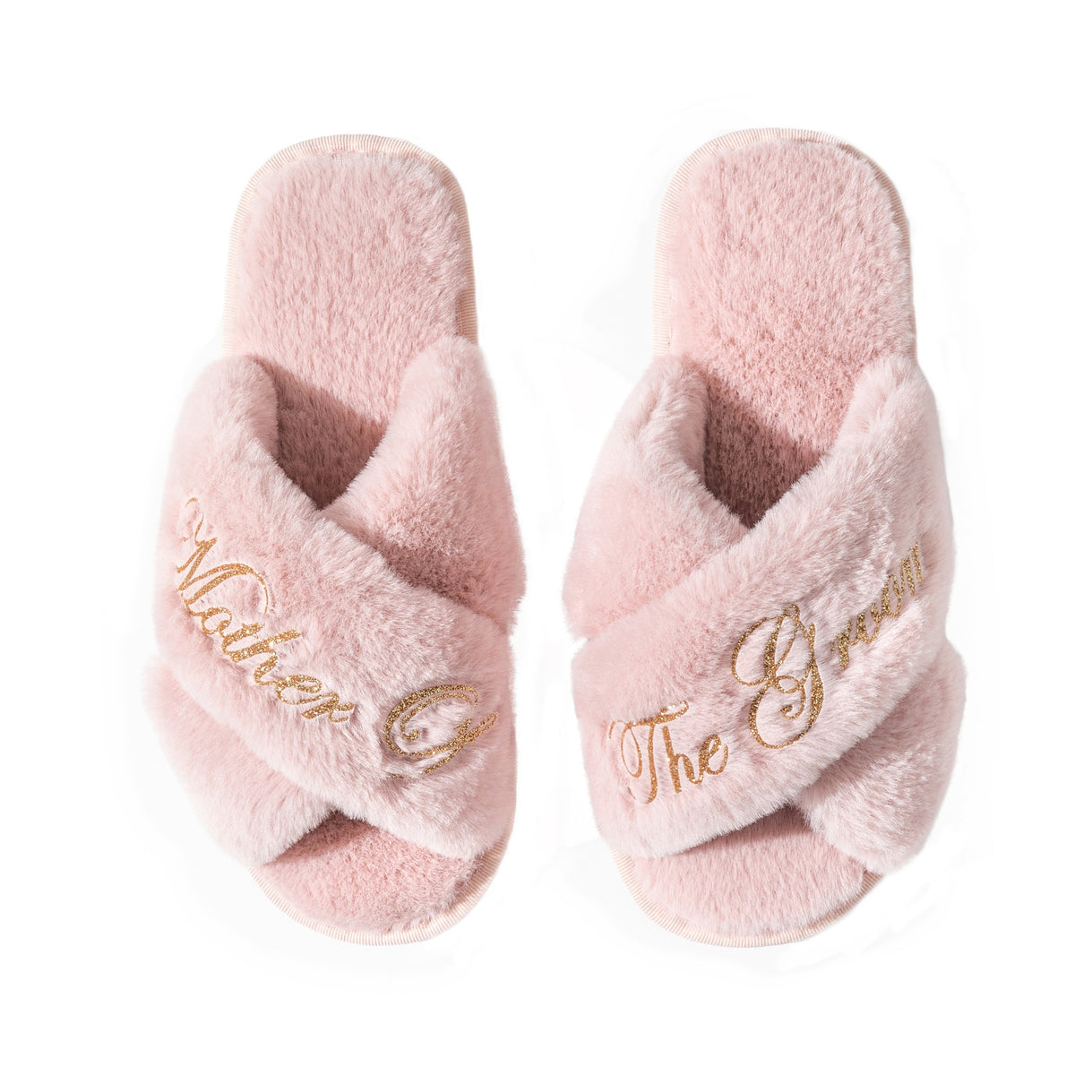 Chaussons Croisés en Fourrure Douce