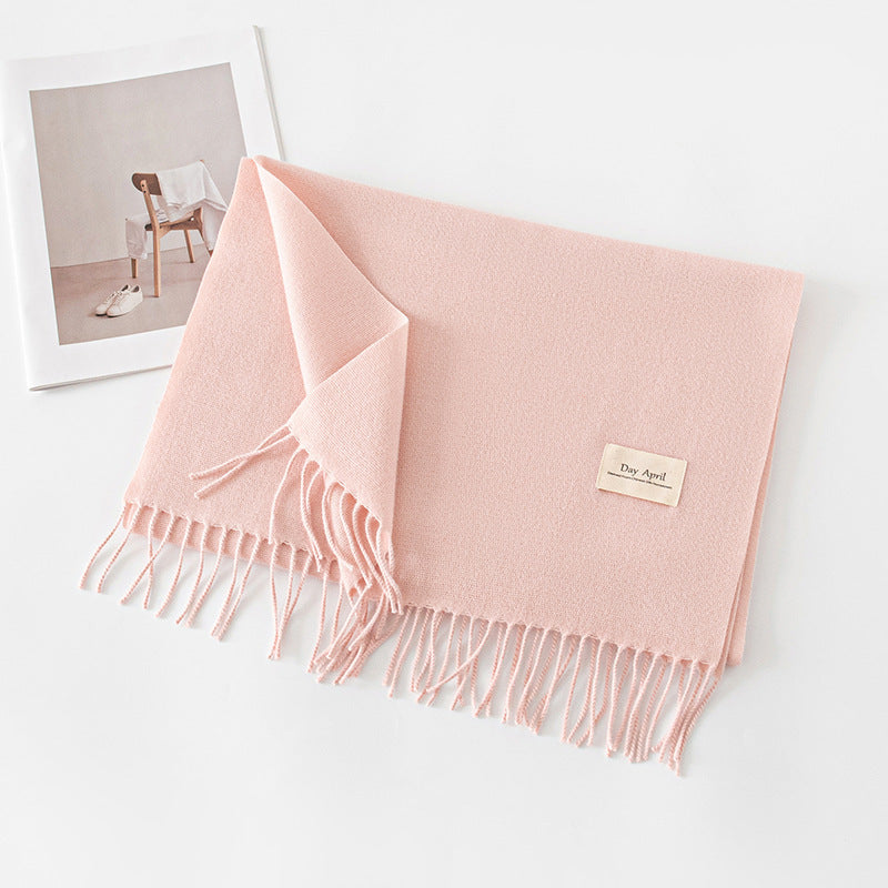 Écharpe Unie Effet Cachemire – 50 Coloris