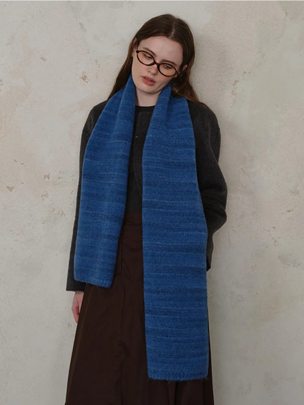 Écharpe en Laine à Rayures