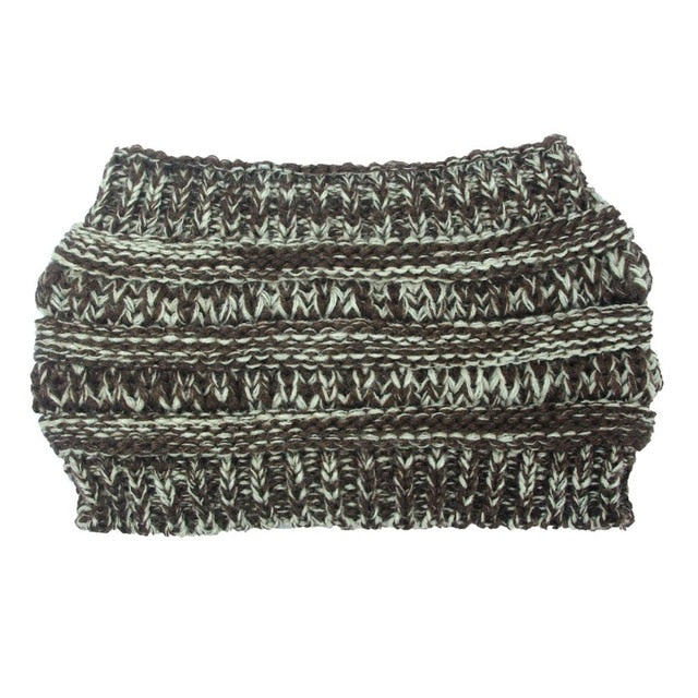 Bonnet Queue-de-Cheval en Maille Extensible Femme
