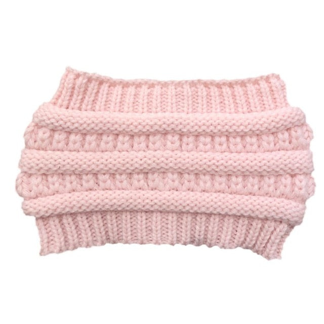 Bonnet Queue-de-Cheval en Maille Extensible Femme
