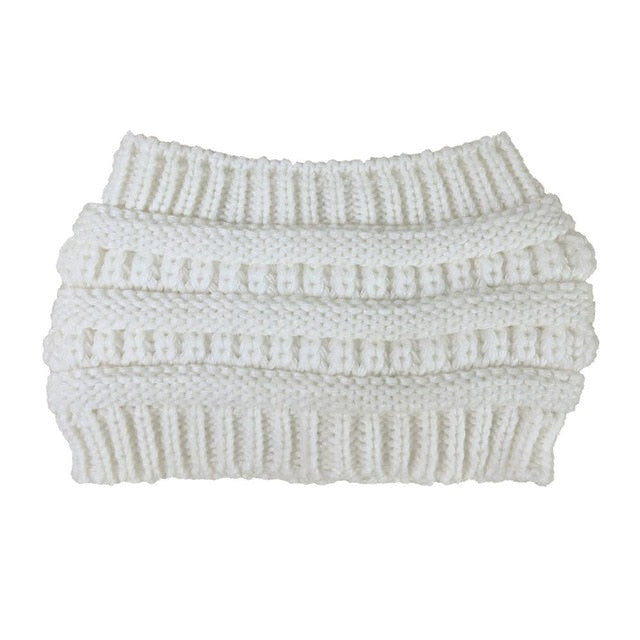 Bonnet Queue-de-Cheval en Maille Extensible Femme