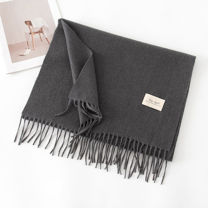 Écharpe Unie Effet Cachemire – 50 Coloris